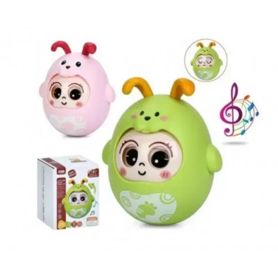 Неваляшка 368-78 с резаком движения. звук глаз. 2 кол. в коробке 13,5*9,3*9,8 см, пакунок малюка