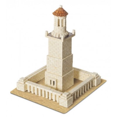 Конструктор керамический Александрийский маяк из мини кирпичиков, 970 деталей, 70323, для детей от 5 лет, Подарок для детей, Пакунок малюка