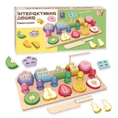Доска логическая 68379 (27) "WToys", сортер, магнитная игра, рыбалка