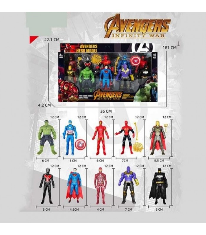 Набор героев 8110, 10 героев, подвижные детали, аксессуары, пакунок малюка