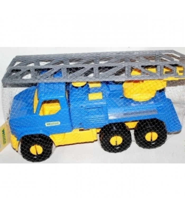 Пожарная машина детская Wader "City Truck" 39397 для детей от 3 лет, Игрушки для мальчиков, Пластиковая машинка
