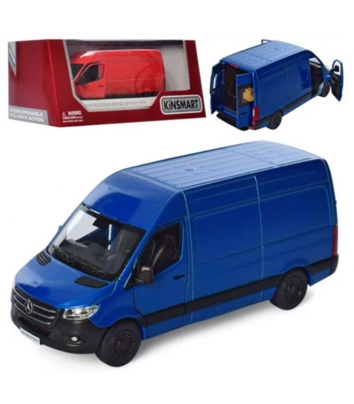 Машинка Mercedes-Benz Sprinter игрушечная металлическая, KT5426W, для детей от 3 лет, Пакунок малюка