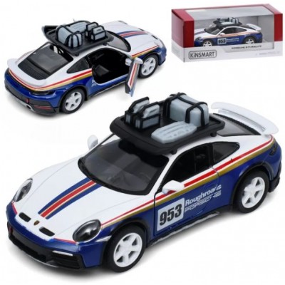 Машина KT5481WFB инерционная, металл, 12,5см, 1:36, открывающаяся дверь, надувные колеса, 16-7-7,5см, пакунок малюка