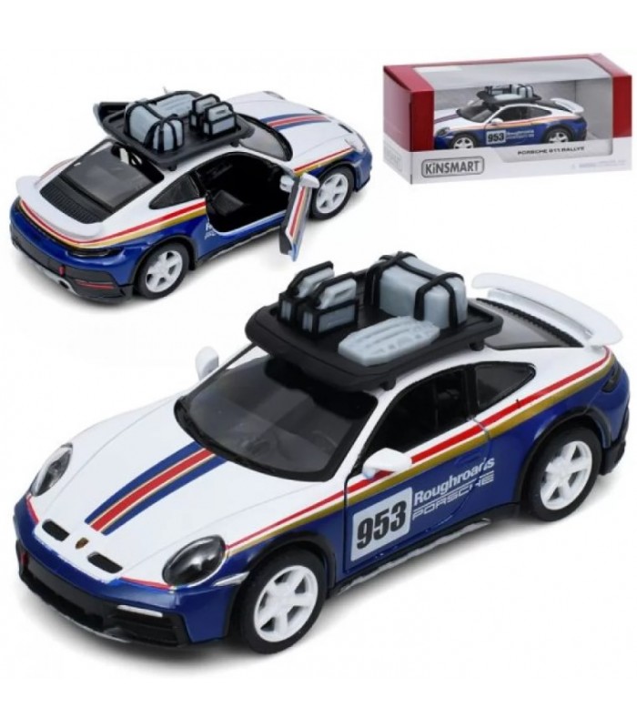 Машина KT5481WFB инерционная, металл, 12,5см, 1:36, открывающаяся дверь, надувные колеса, 16-7-7,5см, пакунок малюка