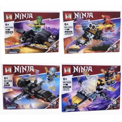 Конструктор NINJA MG1586, 74-91 дет., в кор 19*14*9см, 4 вида