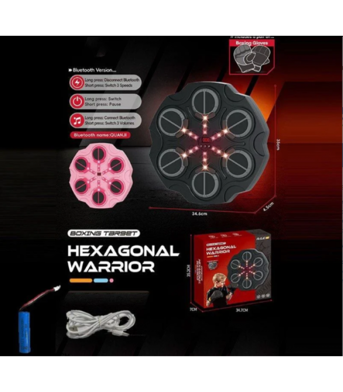 Электронный бокс BK 891 встроенный аккумулятор, USB кабель, подсветка, музыка, bluetooth, режимы громкости, пакунок малюка