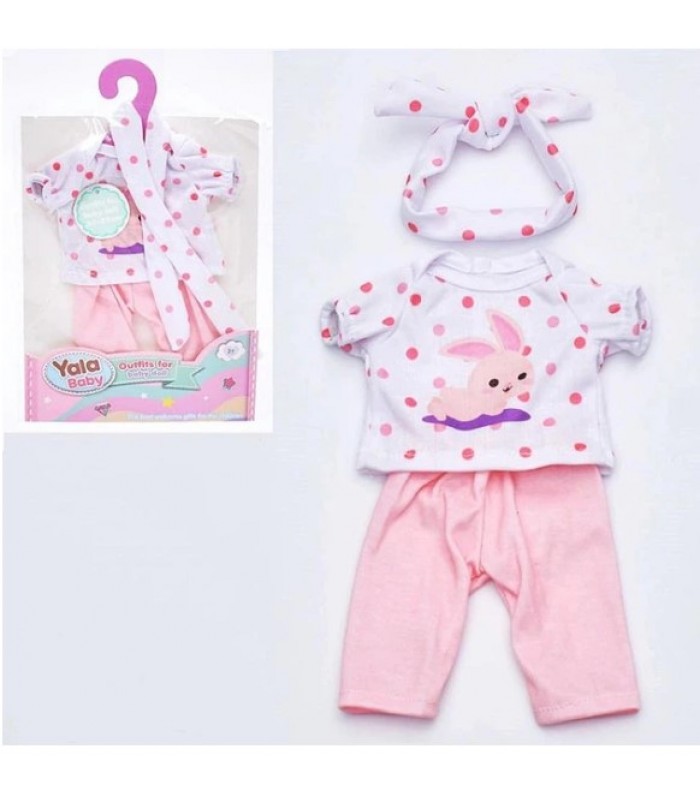 Одежда для пупса на вешалке набор для девочки KL YLC335C, пакунок малюка
