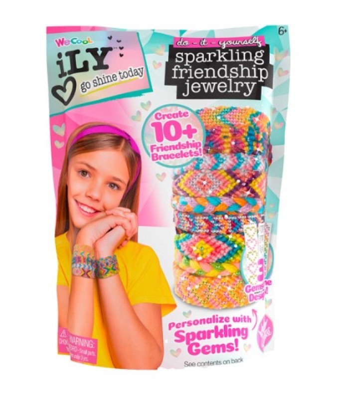 Набор для творчества WeCool Изготовление браслетов Друзья навсегда (111693), пакунок малюка