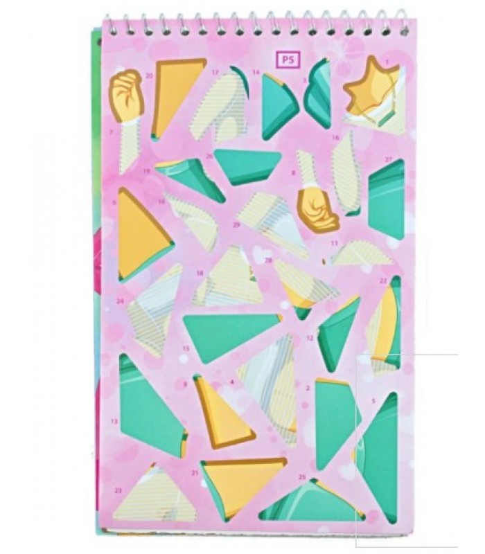 Стикербук Besties Summer по номерам (961037), пакунок малюка