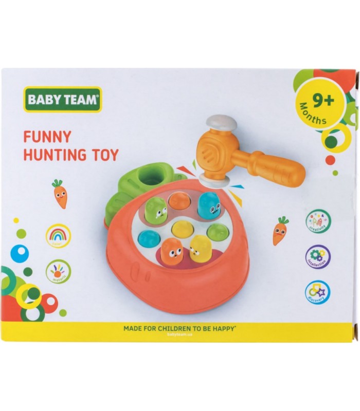 Игрушка "Веселая охота" Baby team, 9+, арт. 8617, в коробке, пакунок малюка