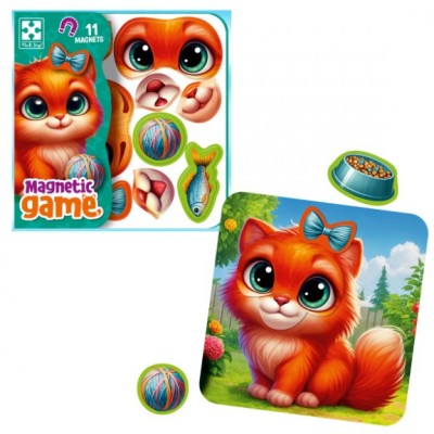 Игра развивающая Vladi Toys магнитная "Эмоции Котята" VT3220-05, пакунок малюка
