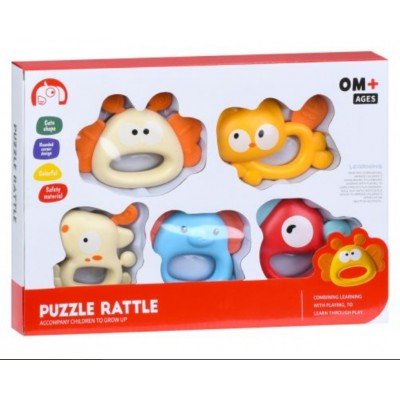 Погремушка 1688-93 набор 5шт, пакунок малюка