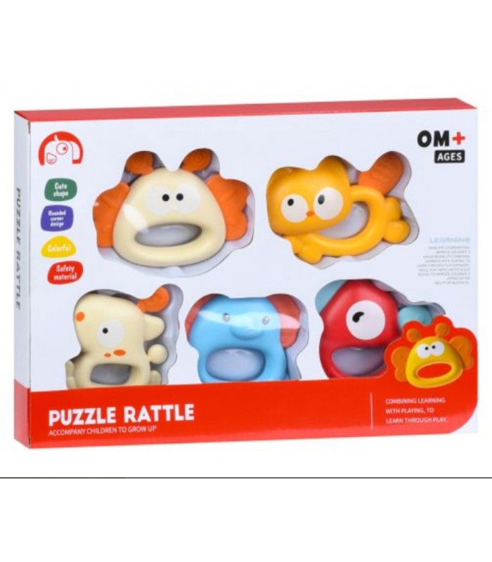 Погремушка 1688-93 набор 5шт, пакунок малюка