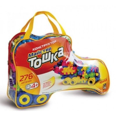 Конструктор-пазл Мастер Тошка, 276 деталей, Юника 0044, для детей от 4 лет, Пакунок малюка