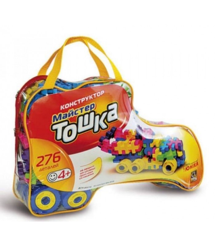 Конструктор-пазл Мастер Тошка, 276 деталей, Юника 0044, для детей от 4 лет, Пакунок малюка