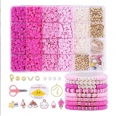 Набор бусин 1199-140 (96/2) фурнитура, леска, ножницы, в боксе, пакунок малюка