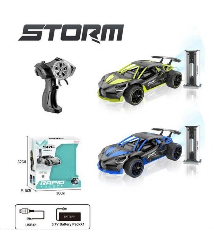 Машина на радиоуправлении 666-771 ZPA, 2 вида, аккумулятор 3.7 V, пульт 2.4 GHz, подсветка, парогенератор