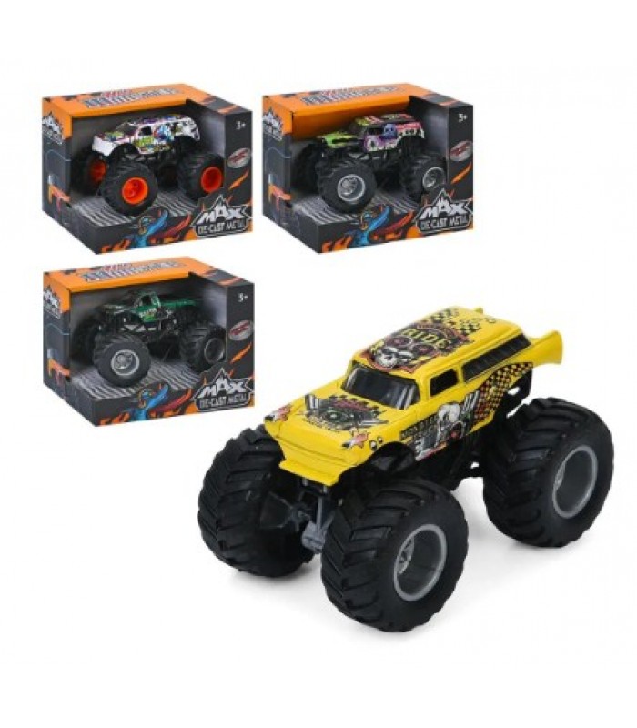 Джип H1024-1-2, металл, 11см, резиновые колеса, 4 вида, в кор-ке, 13-10-9см, пакунок малюка