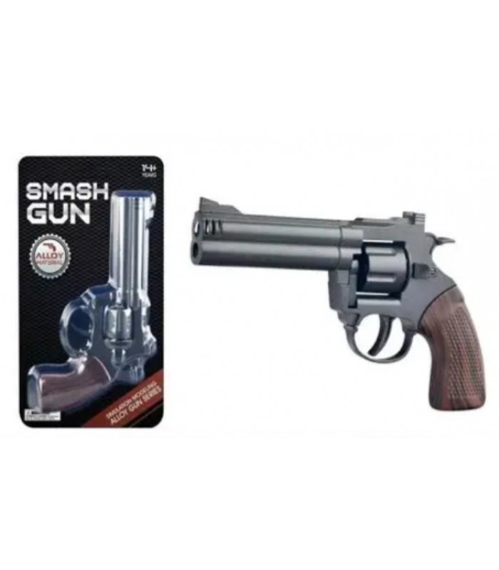 Пистолет металлический под пистоны C2003B, пакунок малюка