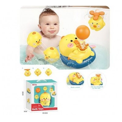 Игра для ванной 688-53, аккумулятор 3.7 V, USB кабель, утята, шарик, автоматический принцип работы, паунок малюка