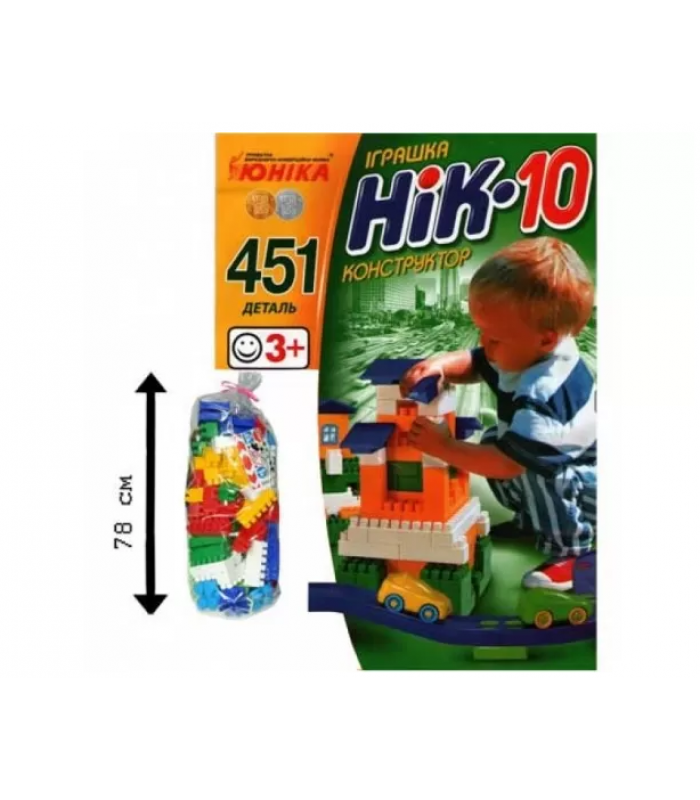 Конструктор крупный для малышей, 451 деталь, 0972