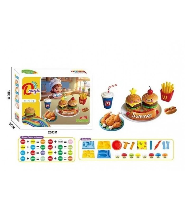 Тесто для лепки 9015 в коробке, пакунок малюка