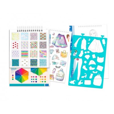 Блокнот с трафаретами Make it Real Розовая мечта (MR3203), пакунок малюка