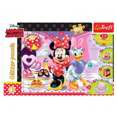 ПазлTrefl Glitter Блестящая Минни (14820), пакунок малюка