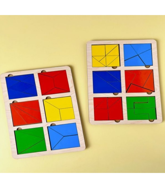 Развивающая игрушка Квадраты Никитина 2 уровень Ubee ПСД206, пакунок малюка