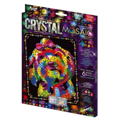 Набор для творчества "Crystal mosaic" Собачка CRM-02-05 для детей от 5 лет, пакунок малюка