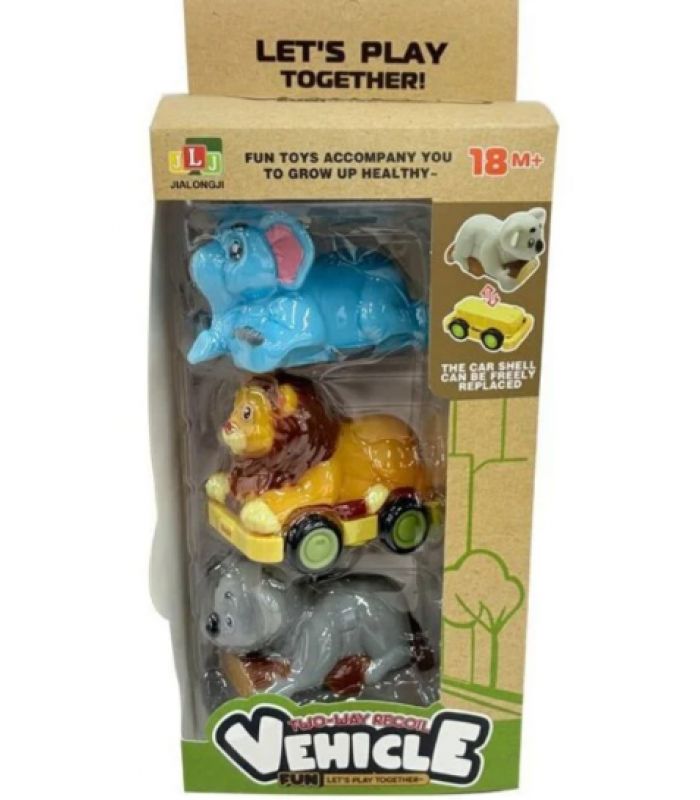 Набор машин 2688 3 сменные корпуса, платформа на колесах, инерционный механизм, прорезиненные колеса, пакунок малюка