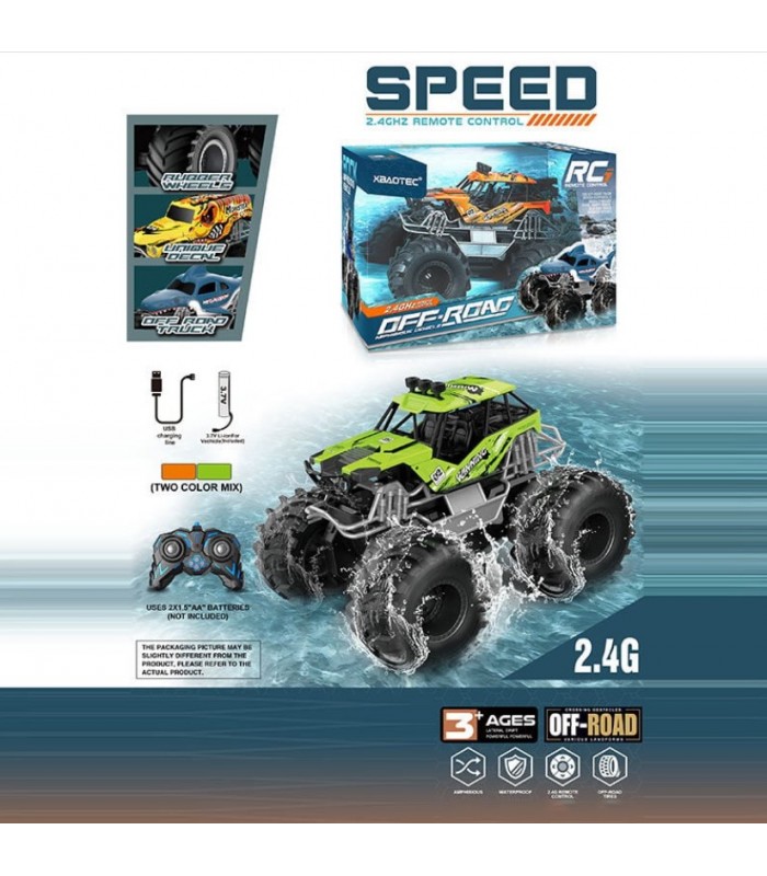 Джип на радиоуправлении XB 1242(36) масштаб 1:18, аккумулятор 3.7V, пульт 2.4G, в коробке, пакунок малюка