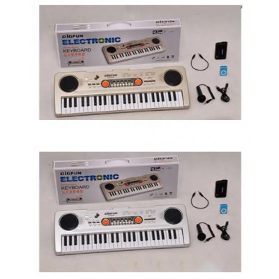 Синтезатор BF-530D4 49 клавиш, микрофон, MP3, запись, 16 тонов, MP3 плеер (TFслот, USB вход), музыкальный, бат., в коробке
