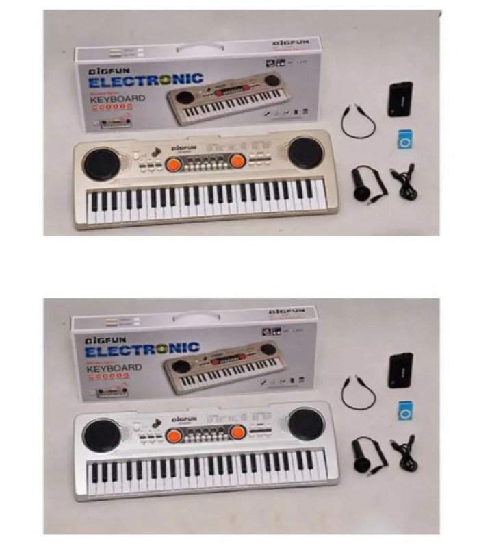 Синтезатор BF-530D4 49 клавиш, микрофон, MP3, запись, 16 тонов, MP3 плеер (TFслот, USB вход), музыкальный, бат., в коробке