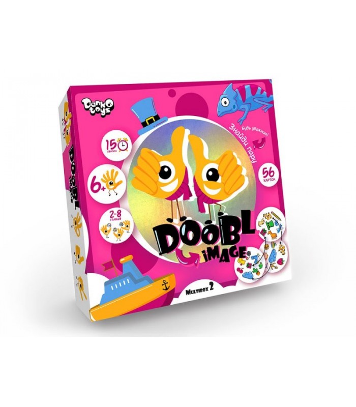 Настольная карточная игра Doobl Image большая. DBI-01-01/02/03/04, для детей от 6 лет, Пакунок малюка