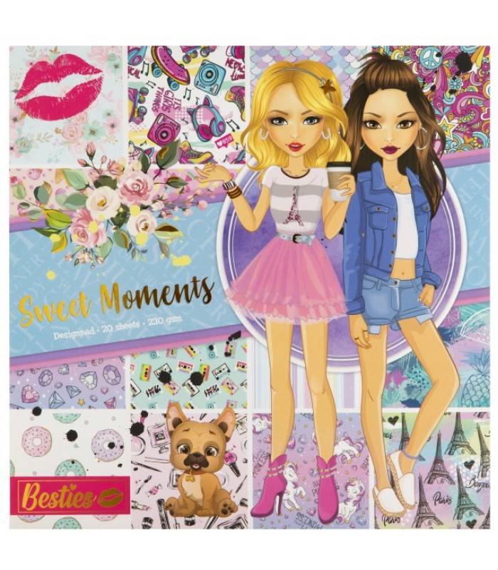 Блокнот для дизайна Besties Sweet Moments (961033), пакунок малюка