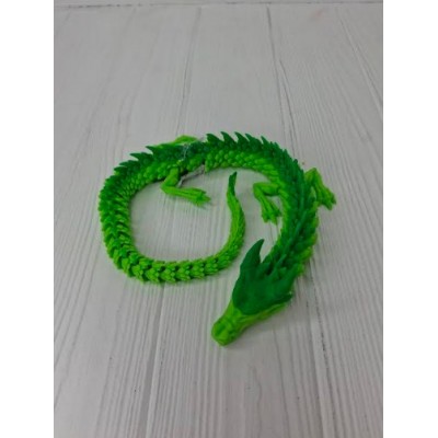 Подвижная игрушка дракон китайский. 3D-печать безопасным органическим пластиком 44см