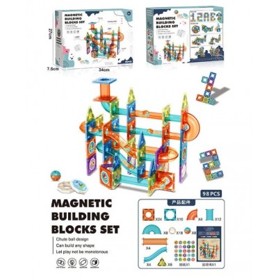 Магнитный конструктор 6669 A 98 деталей, пакунок малюка