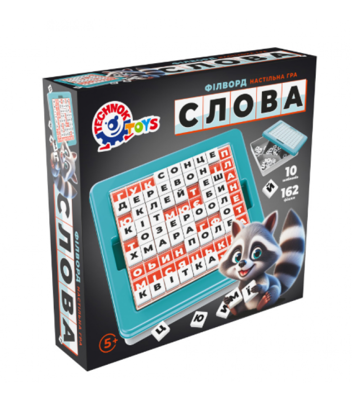 Настольная игра "Слова ТехноК" (2963), пакунок малюка