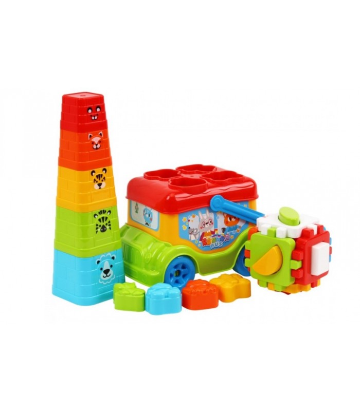 Развивающая игрушка "Автобус ТехноК", арт.0389, в коробке, пакунок малюка