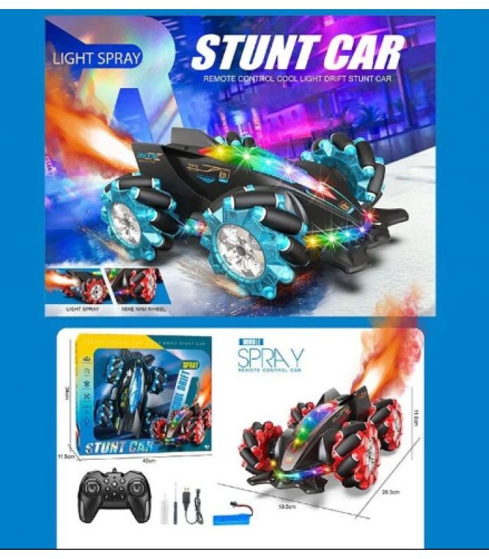 Машина на радиоуправлении 888-18, 2 вида, подсветка, звуки, роликовые колеса, парогенерация, акум. 3.7V, пульт, USB-кабель, музыка, отвертка, 