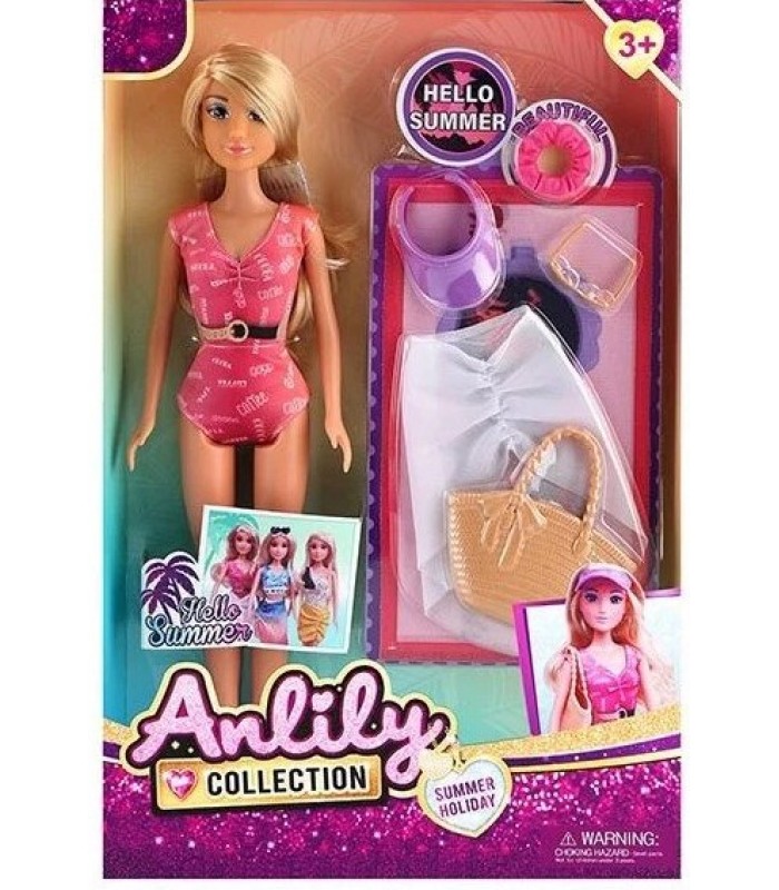 Кукла 616101 высота: 30 см, съемная обувь, аксессуары