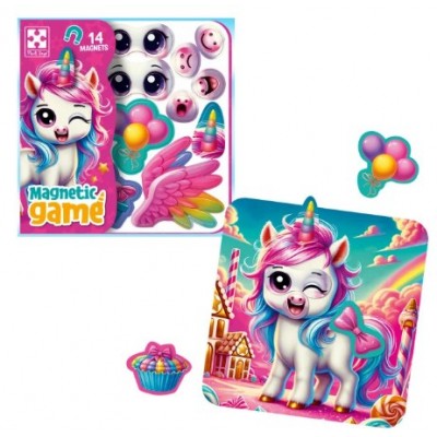 Игра развивающая Vladi Toys магнитная "Эмоции Единорожки" VT3220-01, пакунок малюка