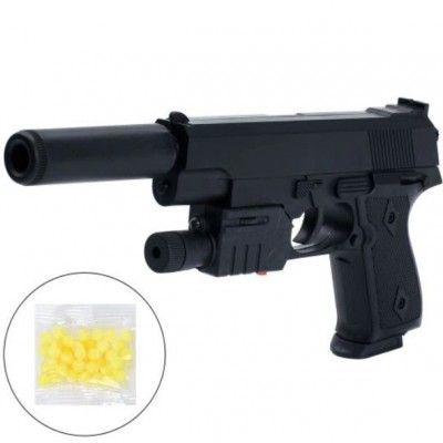 Пистолет с шариками, лазер, свет на батарее. 239AS, пакунок малюка