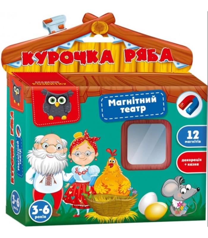 Игра настольная Vladi Toys Магнитный театр Курочка Ряба (VT3206-31)