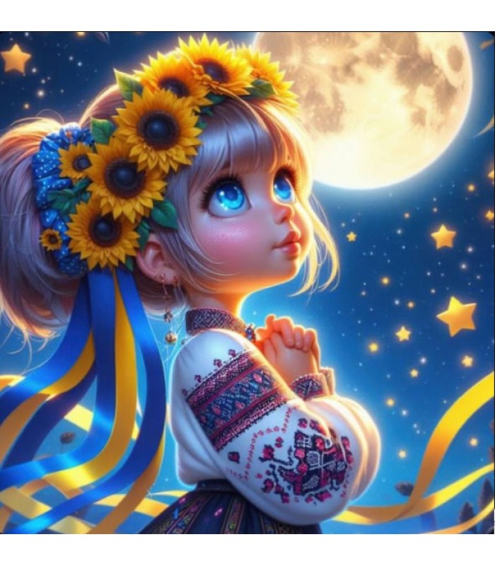 Алмазная мозаика "Единое желание" S10305, 20*20см, на рамке, кор. 21*21*2,5см, пакунок малюка