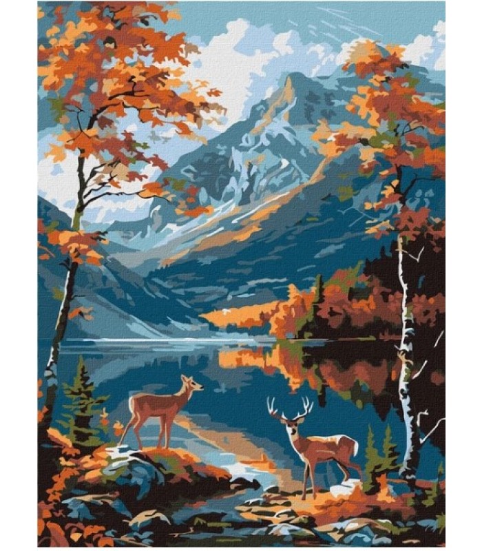 Набор росписей номеров. "Магия природы" 30х40см КНО6644, пакунок малюка