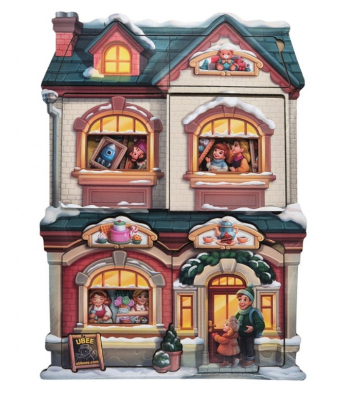 Двухслойный пазл-вкладыш "Магазин игрушек" PSD304 (ПСД304), пакунок малюка