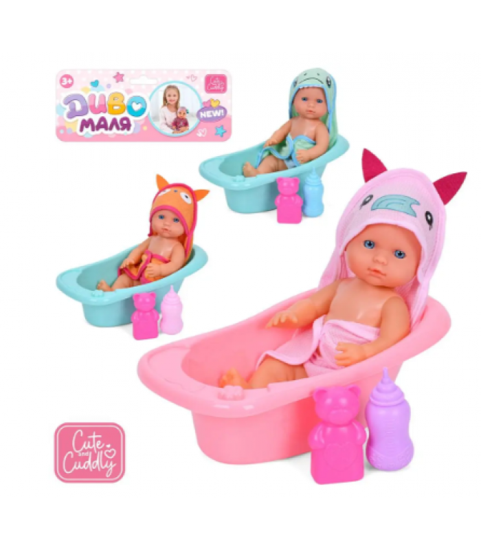 Пупс функциональный с аксессуарами YL2430P-ABC-DM-UA, пакунок малюка