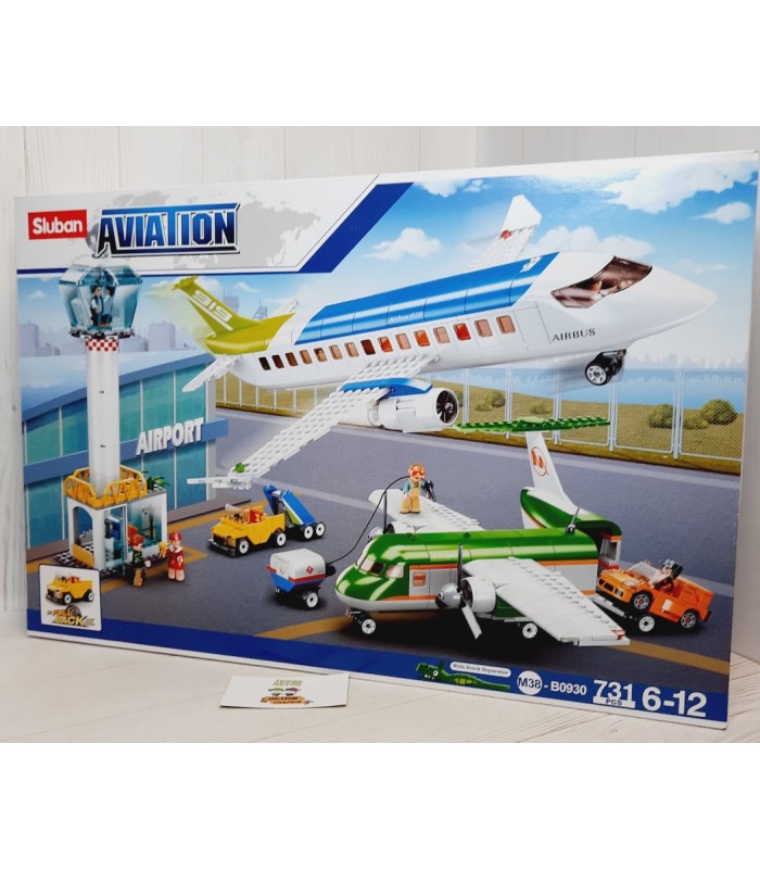 Конструктор Аеропорт, 731 деталь, M38-B0930, для детей от 6 лет, Пакунок малюка